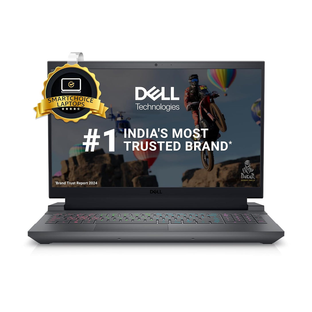 Dell G15-5530 Gaming Laptop, Intel Core i5-13450HX, 16GB DDR5, 1TB, NVIDIA RTX 3050,6GB GDDR6,15.6" (39.62cm) FHD 120Hz 250 nits,Backlit KB Orange,Win 11 + MSO'21,Dark Shadow Gray,2.65kg