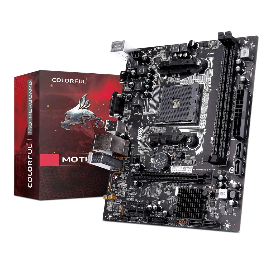 olorful A320M-K PRO V14 Motherboard AMD M-ATX Ryzen Processors Gaming A320 Mainboard for Socket AM4 DDR4 USB3.0 SATA3.0