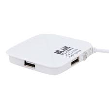 1. BLUE SQUARE 4- PORT USB 2.0 HUB