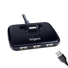 FINGERS QUADRANT 4- PORT USB 2.0 HUB